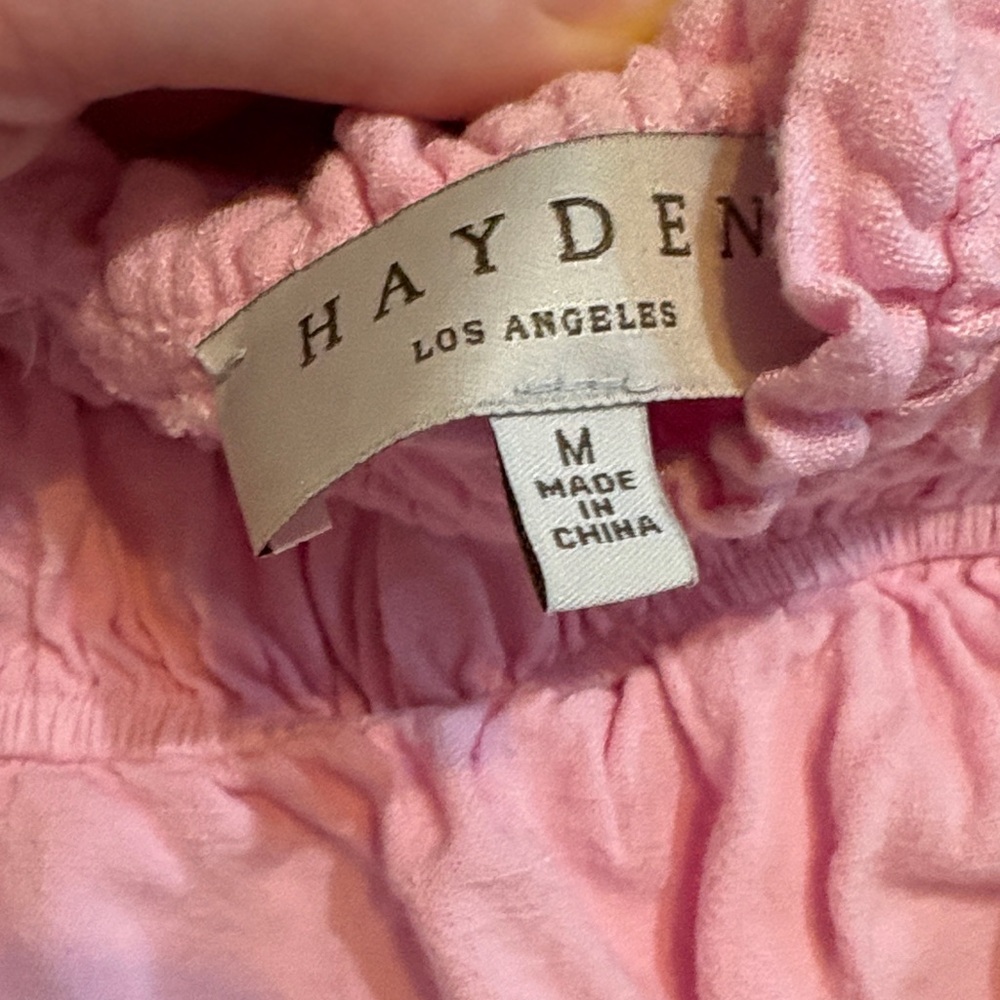 Hayden Light Pink Ruffled Blouse🩵 - Picture 3 of 6